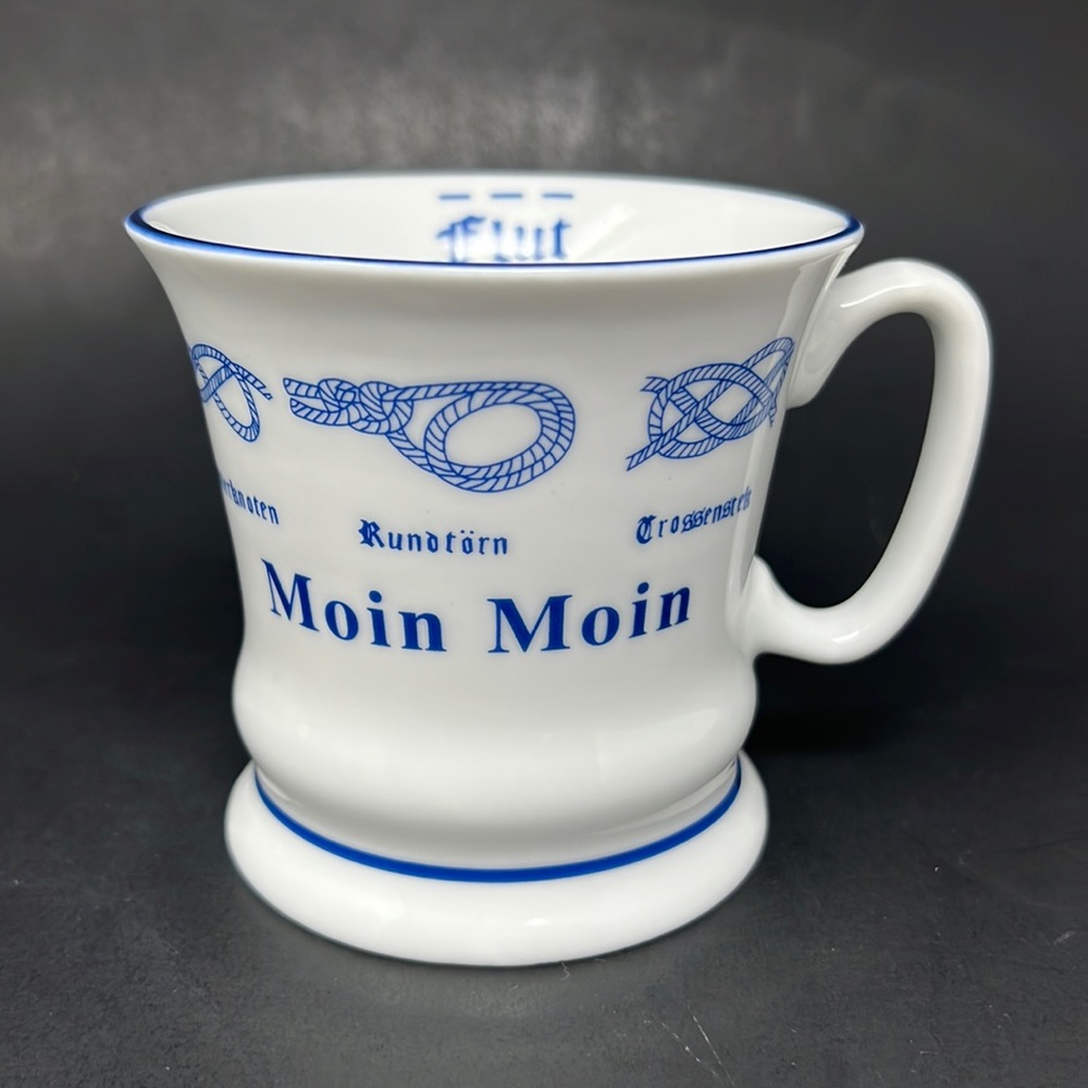 Peter Menk Souvenirs Moin Moin German Nautical Tea Cup Mug